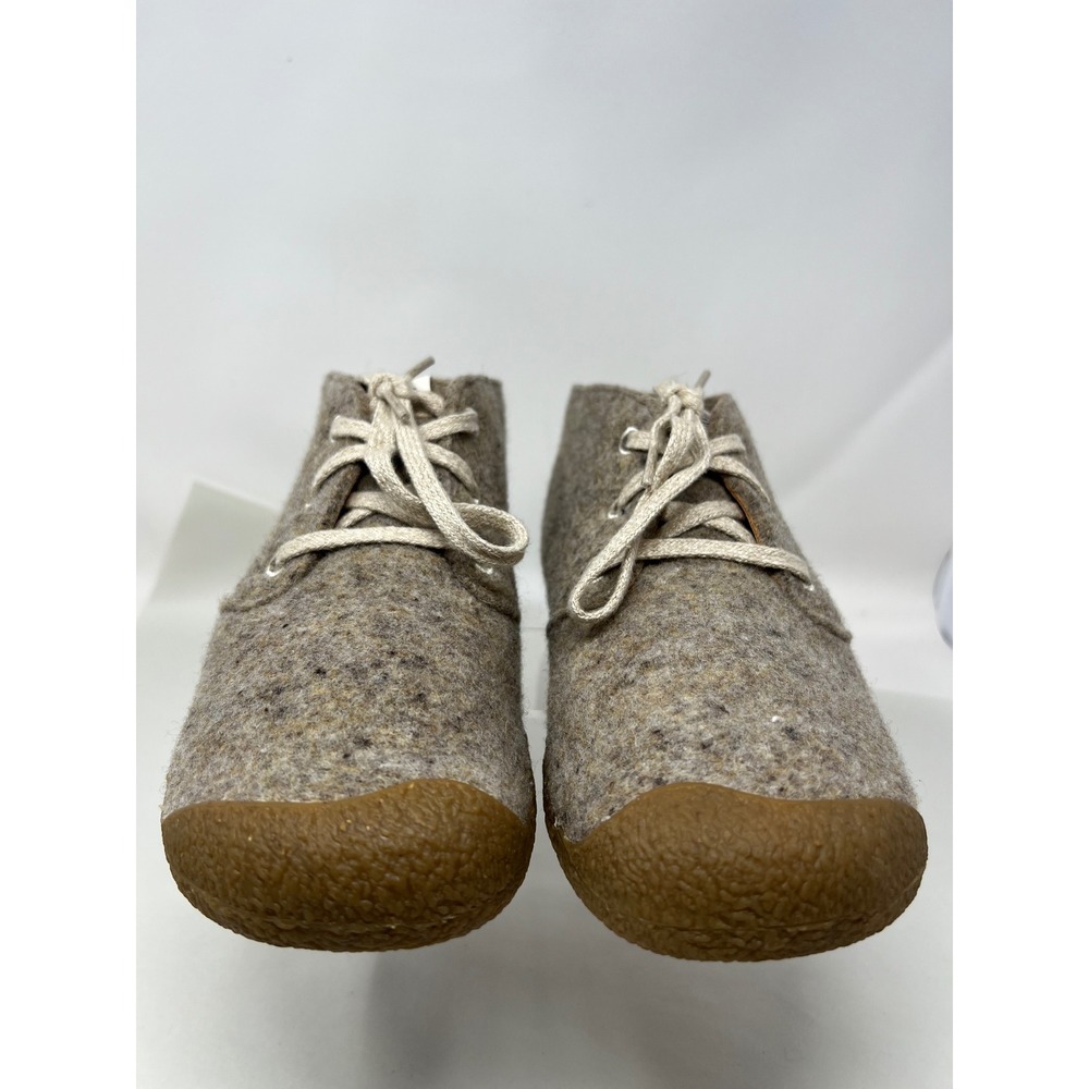 Rare Keen Howser Harvest Chukka Womans 9 Tan Wool Blend Lace Up Boots 1026446 - Picture 4 of 10